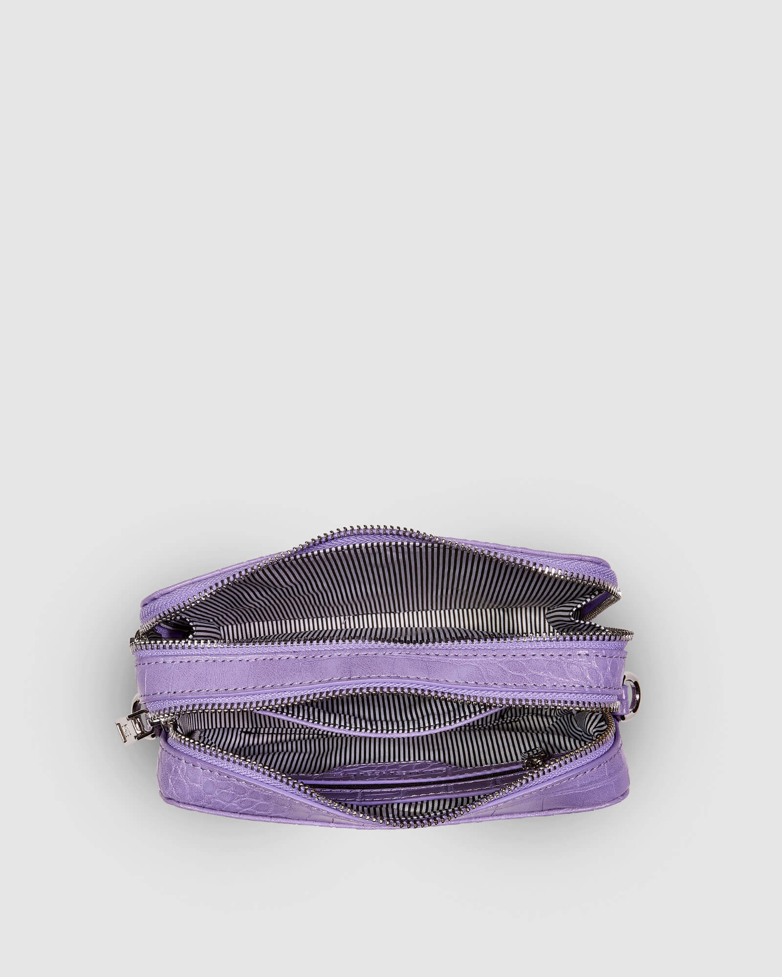 Louenhide Celeste Crossbody Bag Croc Lilac