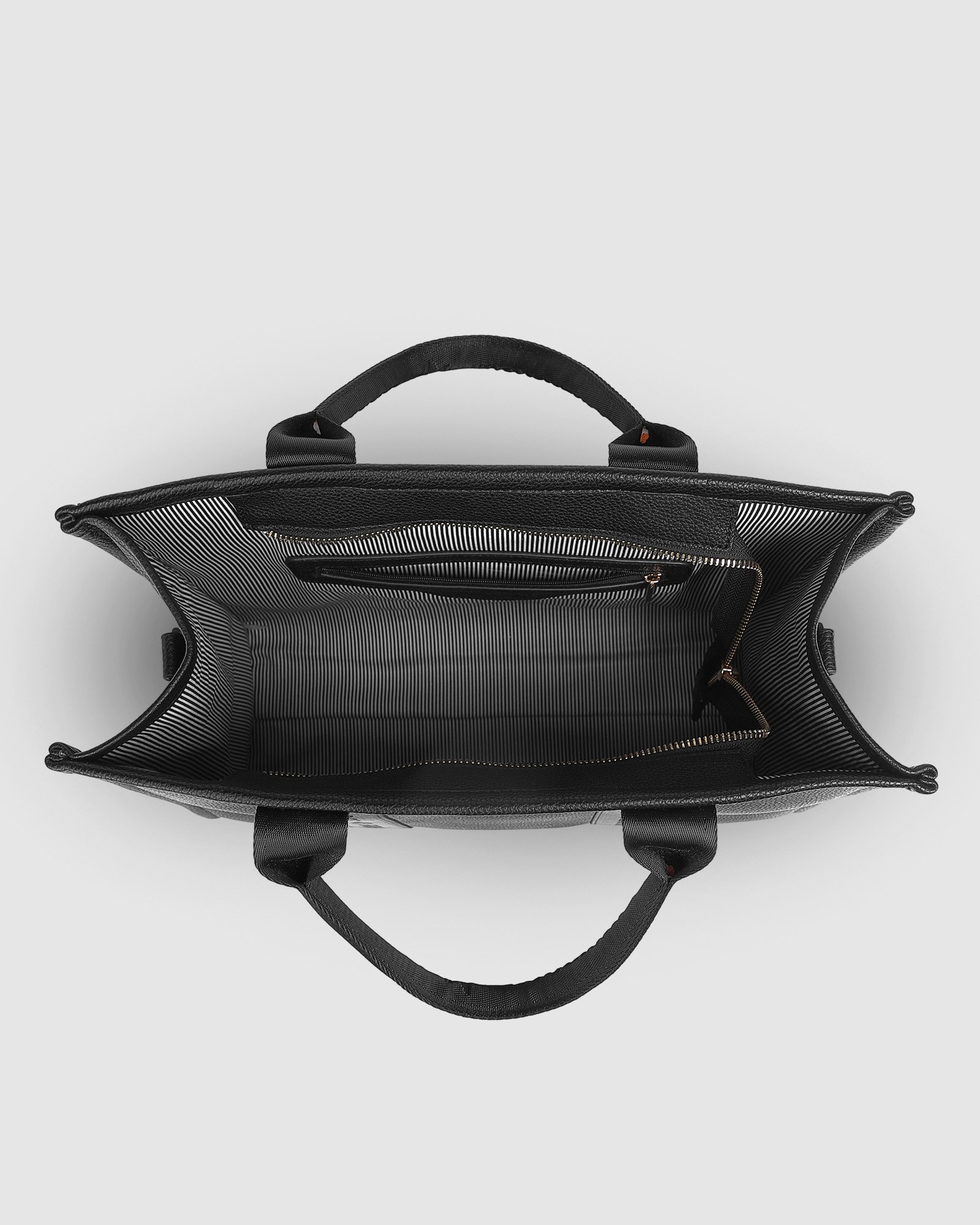 新品未使用everyone nylon logo tote bag BLACK Everyone Nylon Logo Tote Bag Black