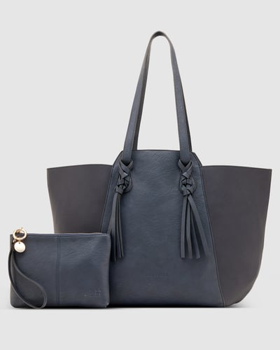 Teneriffe Suede Tote Bag - Lifestyle