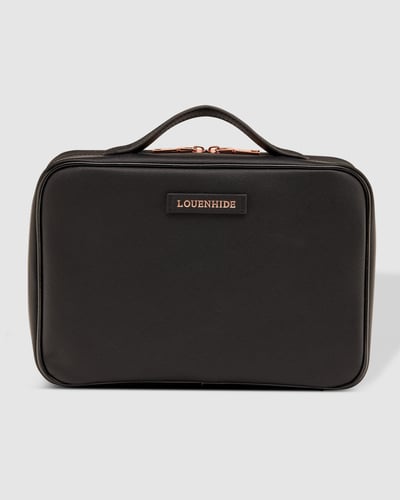 Georgie Toiletry Case - Black