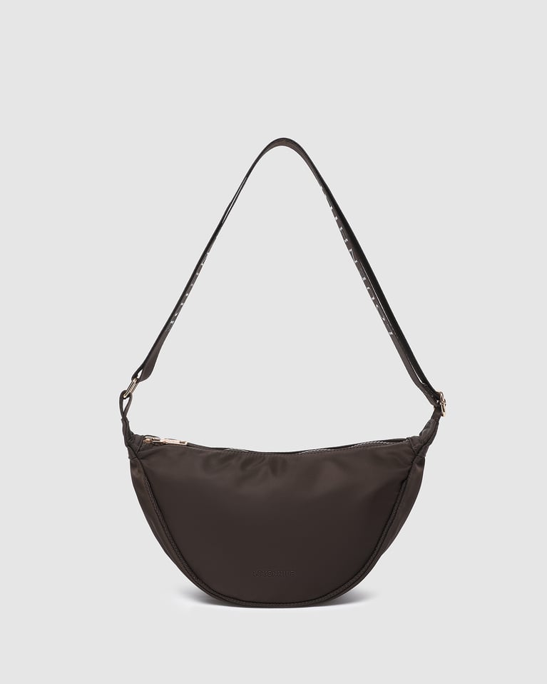 Louenhide Sylvia Nylon Sling Bag Chocolate