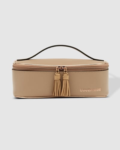 Fifi Cosmetic Case - Coffee