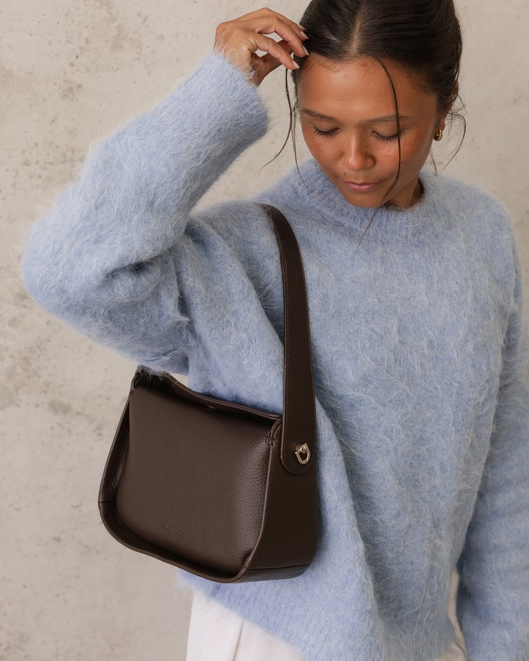 Maddie Shoulder Bag Chocolate