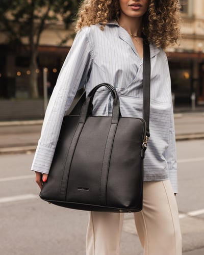 Rhodes Trolley Laptop Bag - Black - Lifestyle