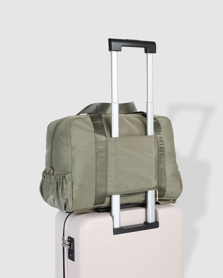 Louenhide Jenn Nylon Travel Bag Khaki