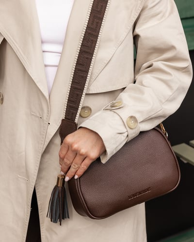 Jacinta Crossbody Bag - Chocolate - Lifestyle