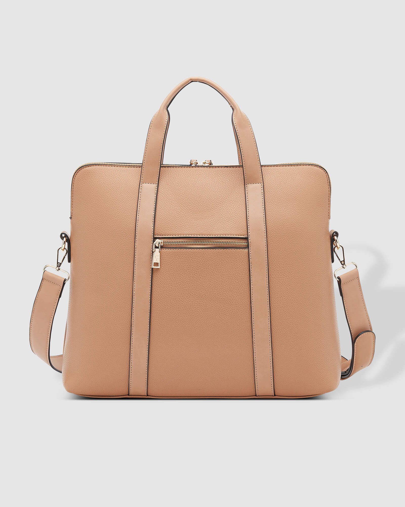 Rhodes Laptop Bag Latte Toffee