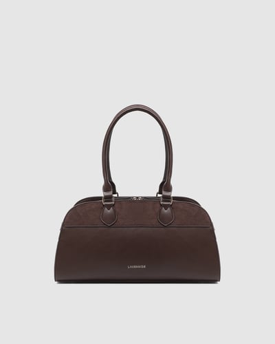 Eleanor Shoulder Bag   - Chocolate