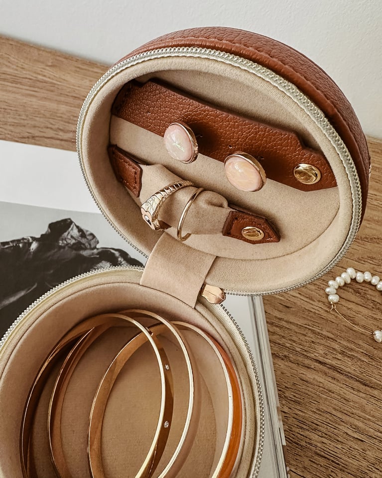 Louenhide Loz Jewelry Box Canvas Tan
