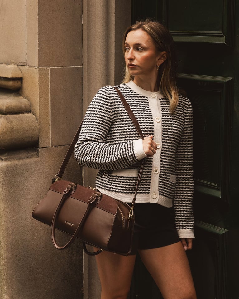 Louenhide Eleanor Shoulder Bag   Chocolate