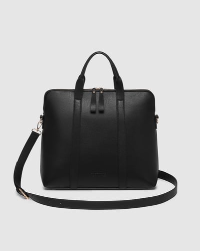 Rhodes Trolley Laptop Bag - Black