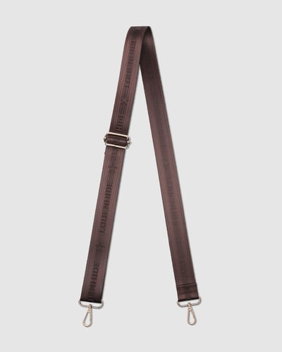 Logo Bag Strap - Chocolate