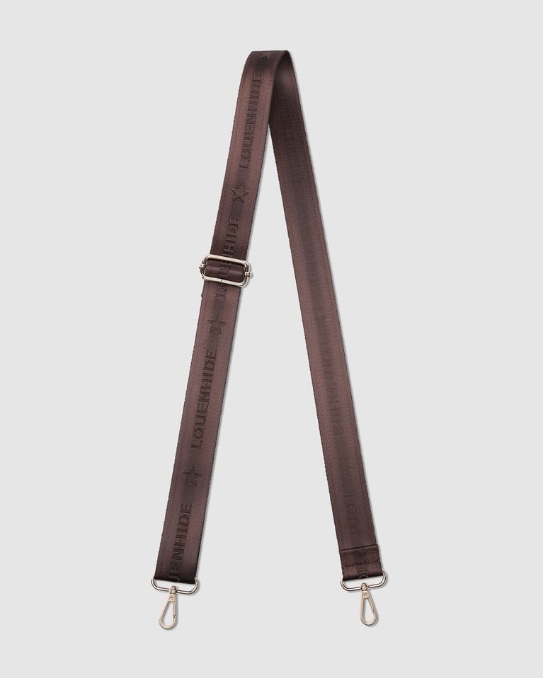 Louenhide Logo Bag Strap Chocolate