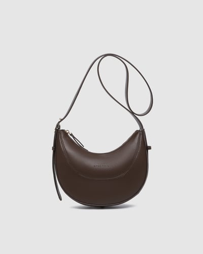 Lane Crossbody Bag   - Chocolate