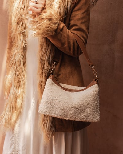 Aspen Shoulder Bag - Beige - Lifestyle