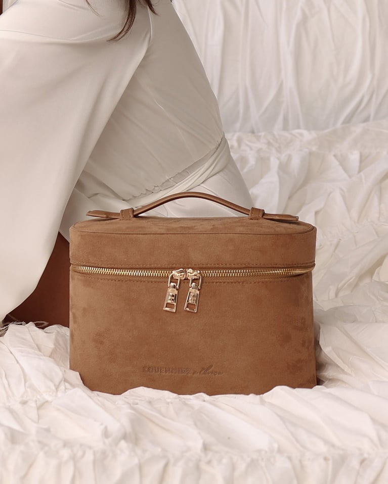 Louenhide Juliette Vanity Case Suede Honey
