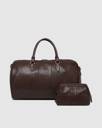 Cooper & Albie Travel Bag Bundle  - Chocolate
