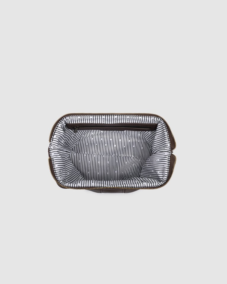 Louenhide Albie Cosmetic Case Saddle Chocolate