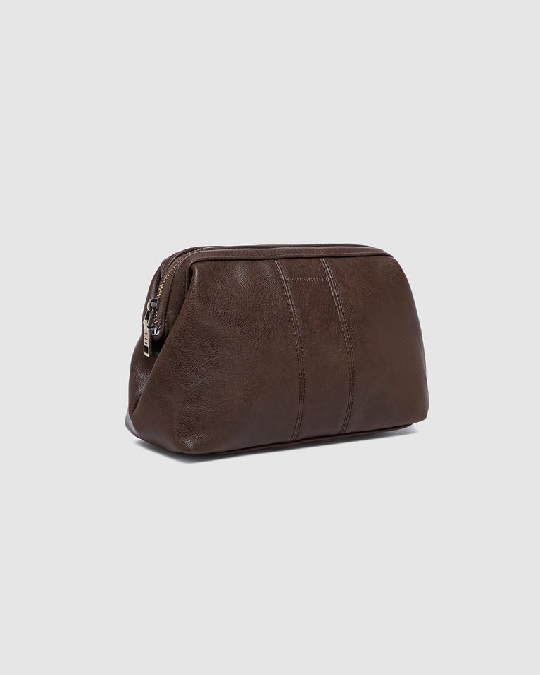 Louenhide Albie Cosmetic Case Saddle Chocolate