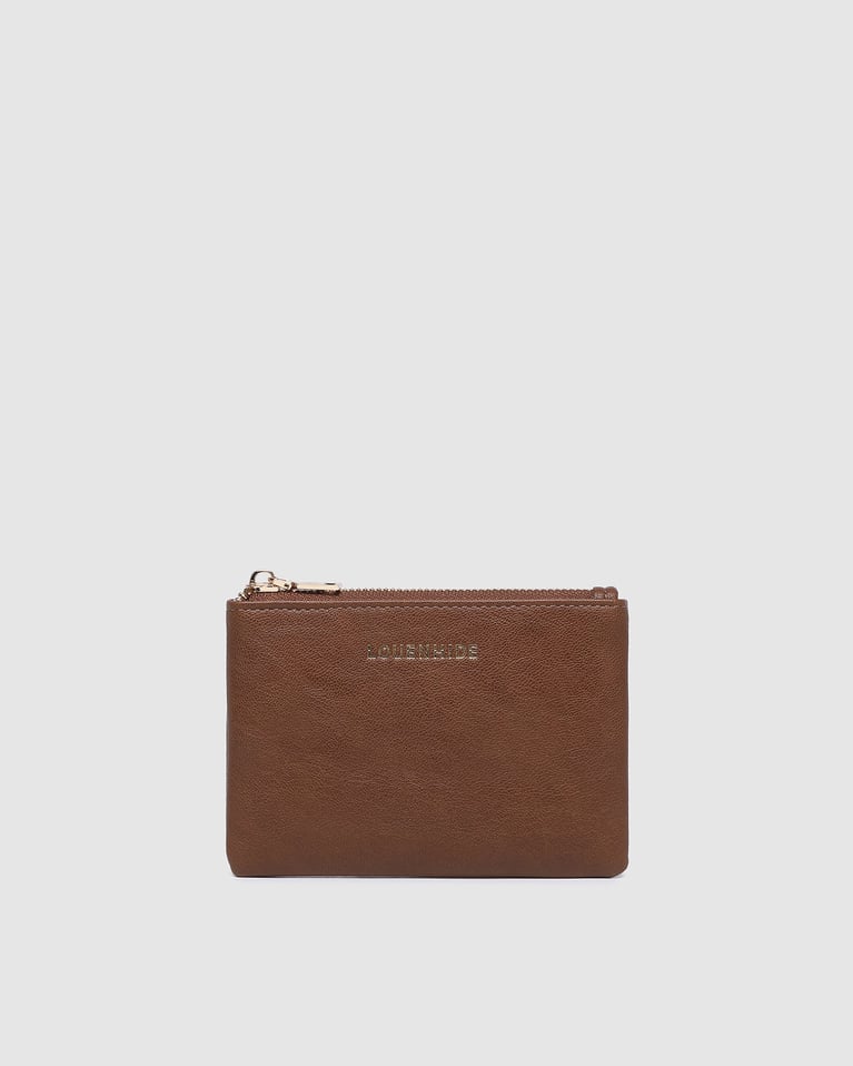 Louenhide Kuta Saddle Cardholder Purse Saddle Cognac