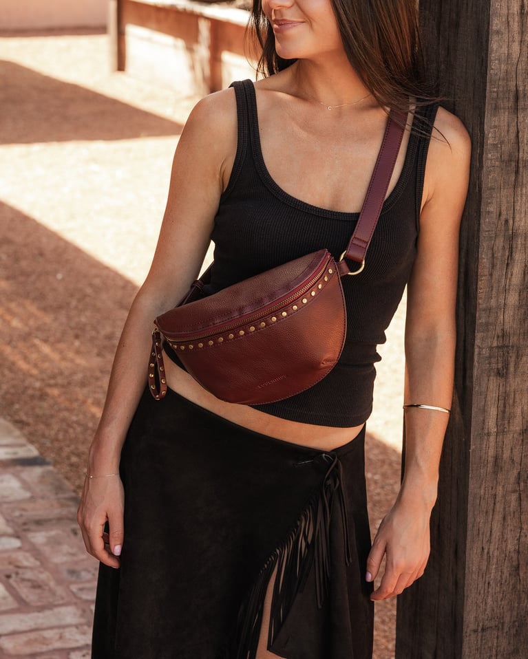 Cassidy Belt Bag Burgundy