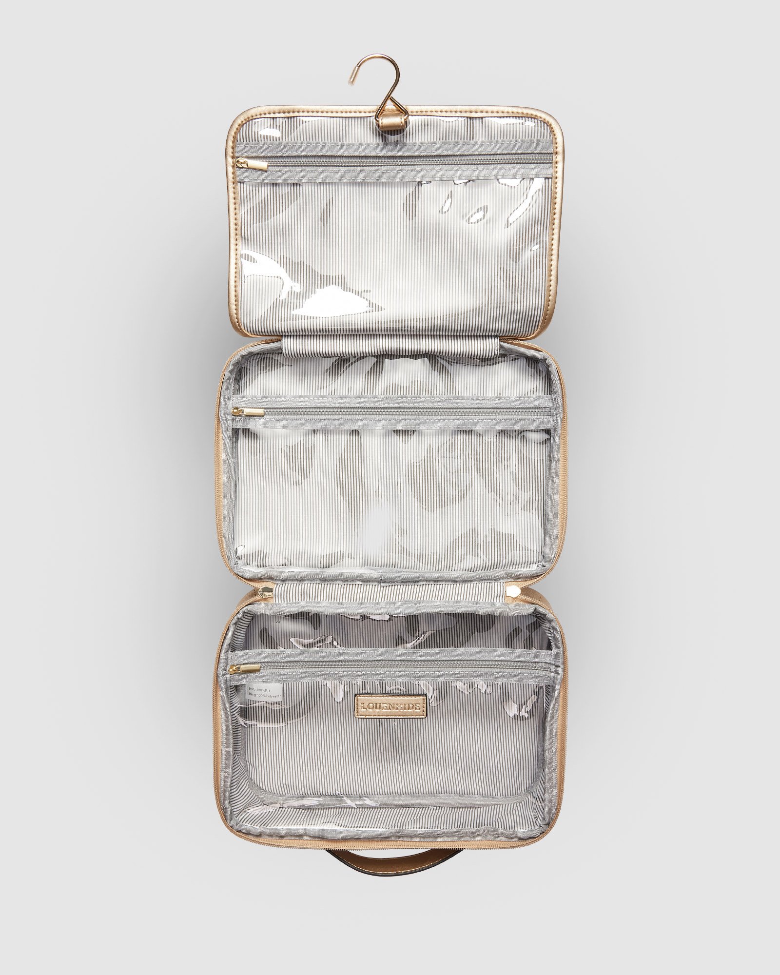 Louenhide Maggie Hanging Toiletry Case Champagne