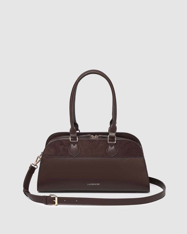 Louenhide Eleanor Shoulder Bag   Chocolate