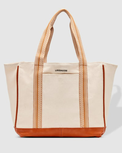 Leroy Canvas Tote Bag - Lifestyle