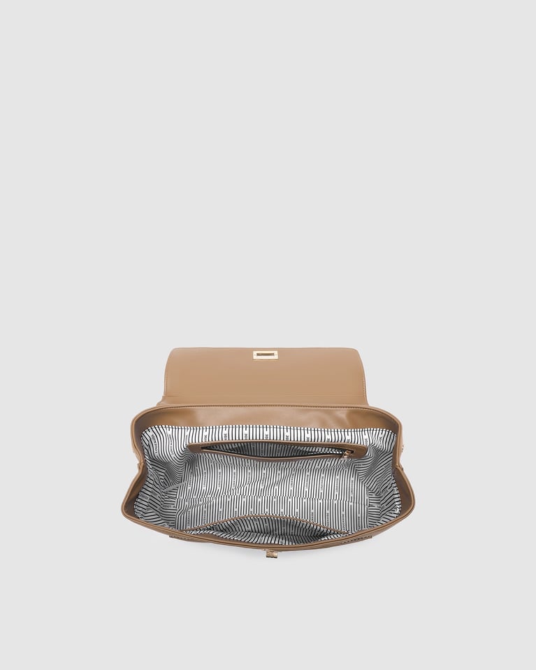 Louenhide Arden Suede Shoulder Bag Honey