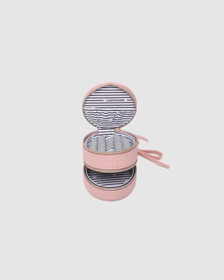 Louenhide Sofia Jewelry Case Pale Pink
