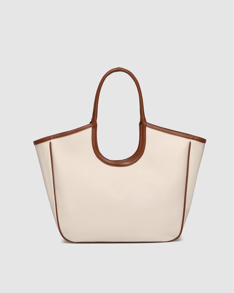 Louenhide Alexandra Tote Bag Canvas Tan