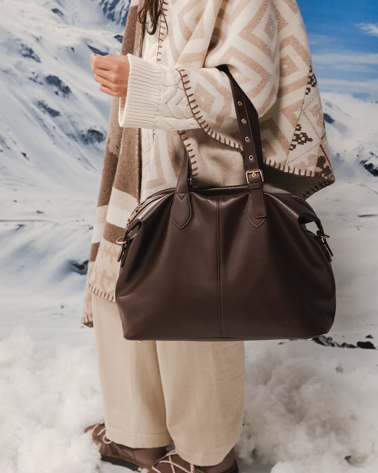 Louenhide Hampton Tote Bag Chocolate