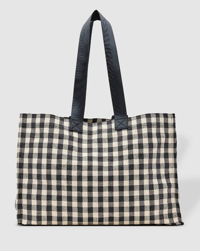 Simpson Tote Bag - Black Cream