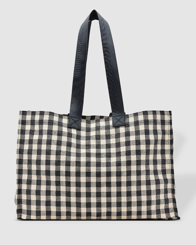Louenhide Simpson Tote Bag Black Cream