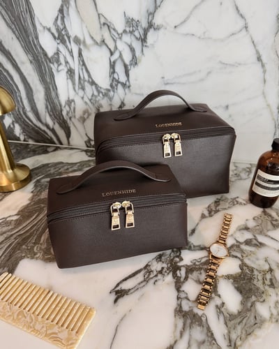 Orion & Ellis Cosmetic Case Set - Chocolate - Lifestyle
