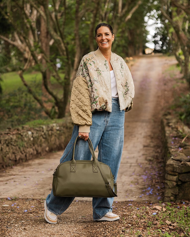Louenhide Milano Travel Bag Khaki