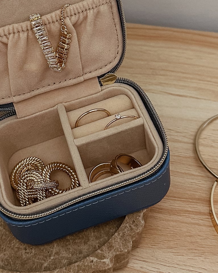 Louenhide Suzie Jewelry Case Steel Blue