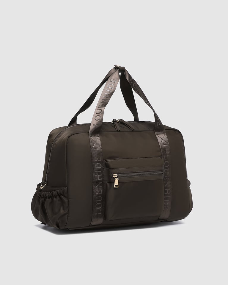 Louenhide Jenn Nylon Travel Bag Chocolate
