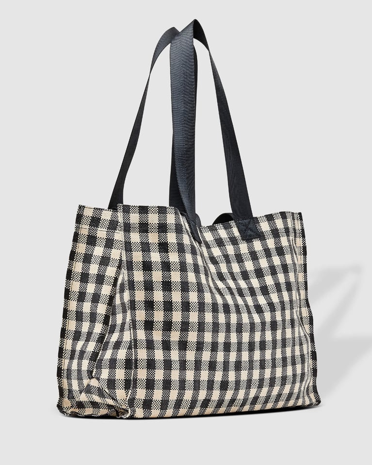 Louenhide Simpson Tote Bag Black Cream