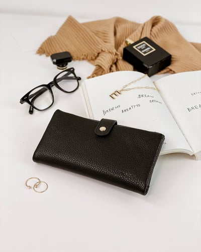 Stella Wallet - Black - Lifestyle