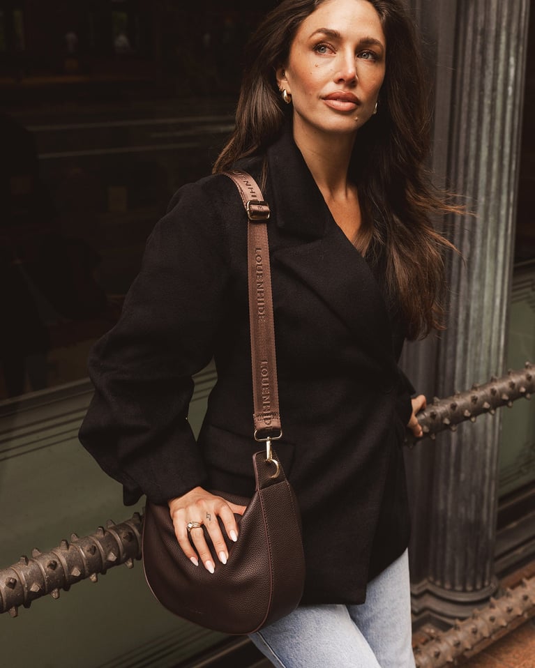 Louenhide Georgina Shoulder Bag  Chocolate