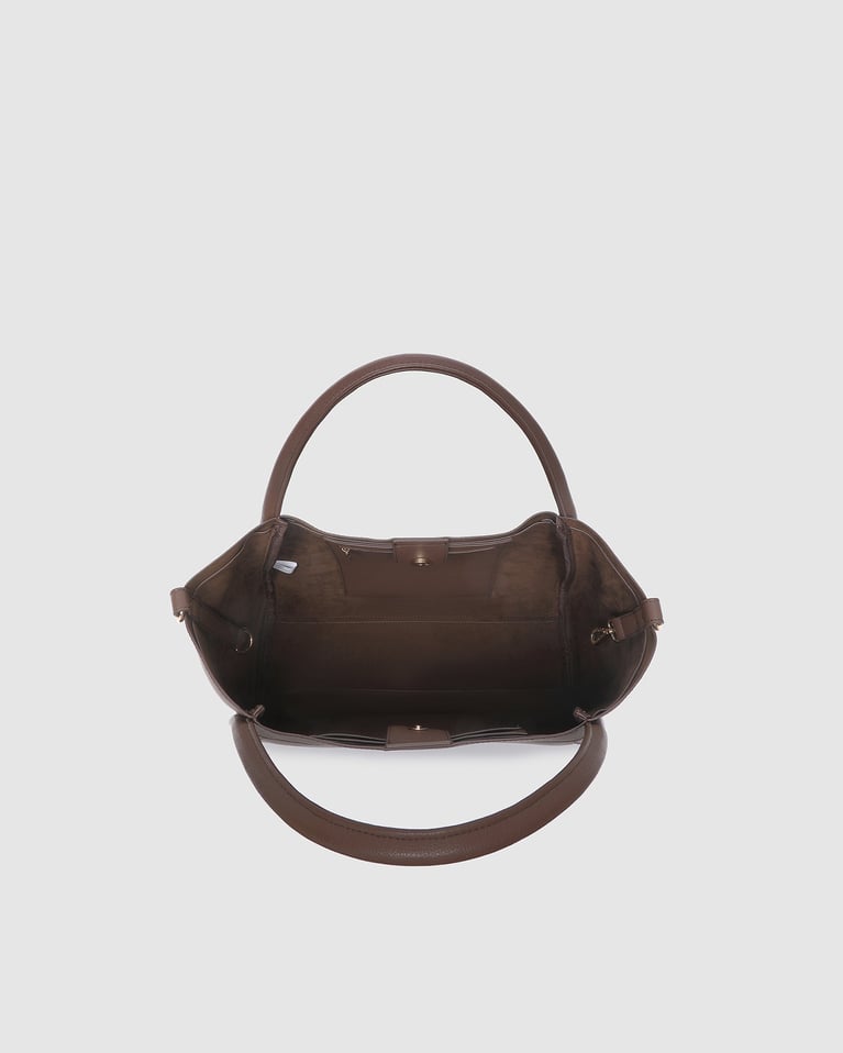 Louenhide Mini Sutton Shoulder Bag   Chocolate