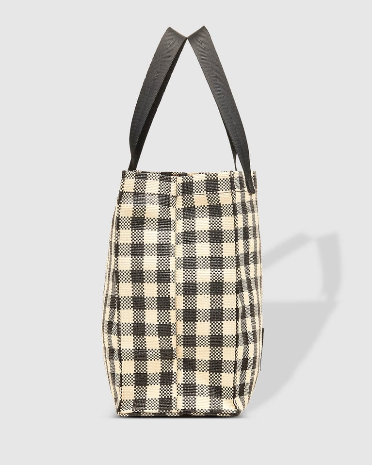 Louenhide Baby Simpson Tote Bag Black Cream