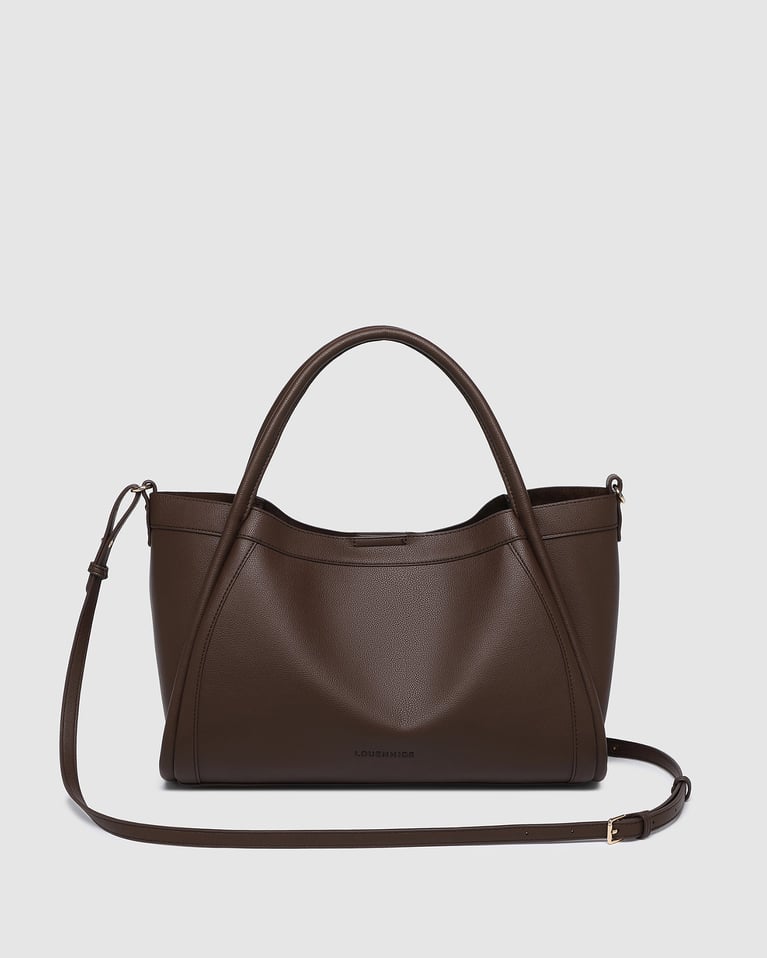 Louenhide Mini Sutton Shoulder Bag   Chocolate