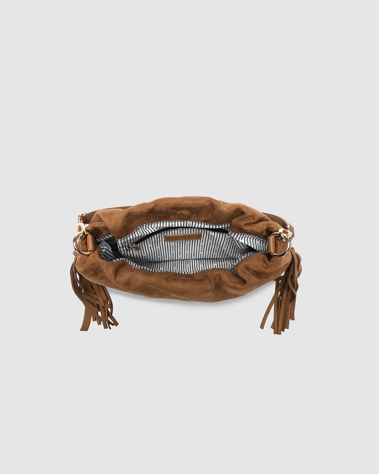 Louenhide Reese Shoulder Bag Suede Tan