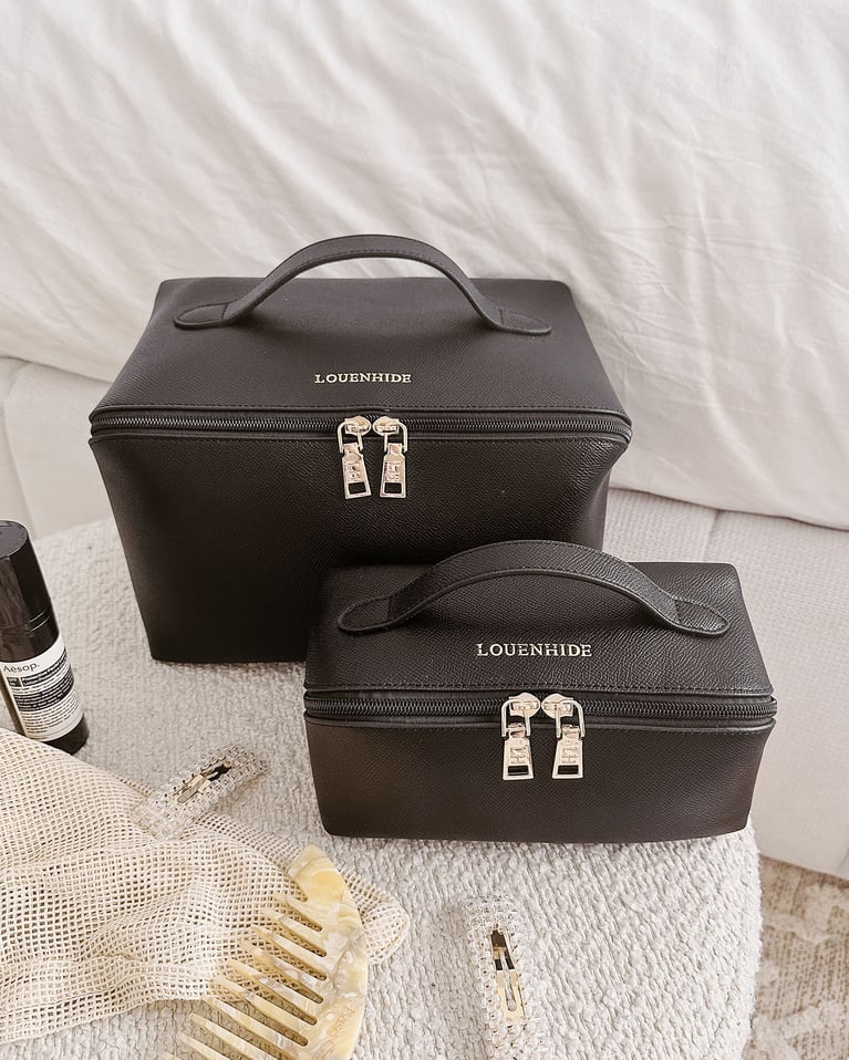 Louenhide Orion & Ellis Cosmetic Case Set Black