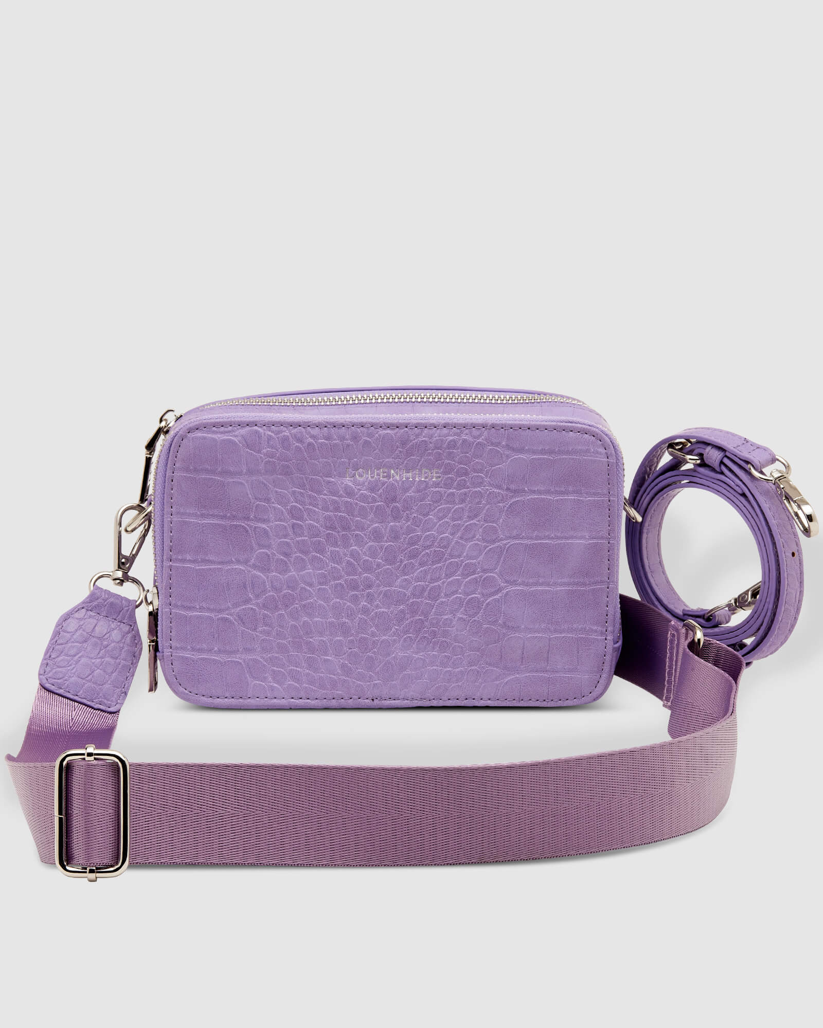 Louenhide Celeste Crossbody Bag Croc Lilac