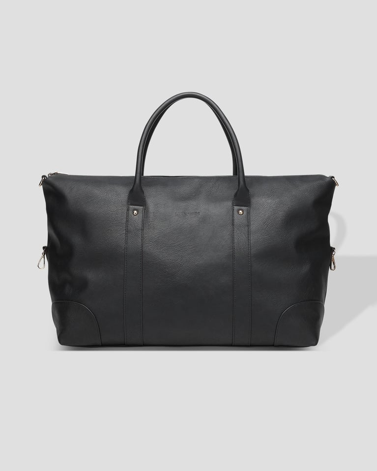 Louenhide Alexis Stripe Weekender Travel Bag Black