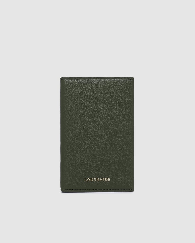 Louenhide Venice Passport Holder Olive