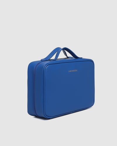 Georgie Toiletry Case - Ocean Blue